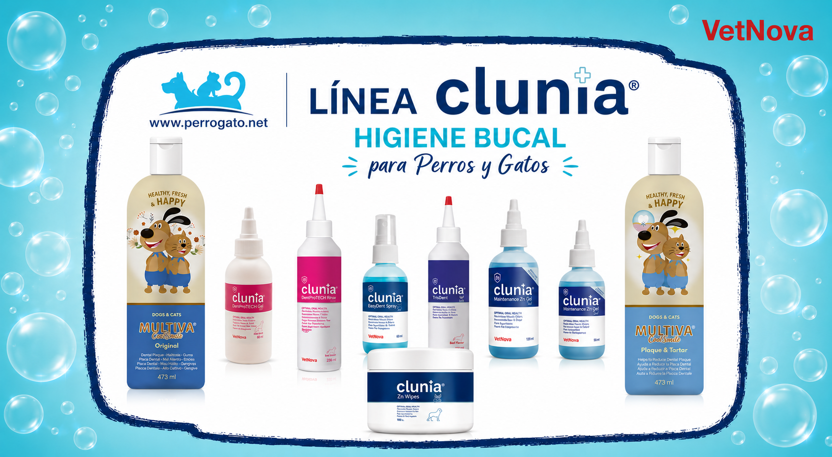 CLUNIA Higiene dental de perros y gatos